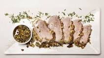 Leek and Pistachio Crusted Pork Tenderloin Leek and Pistachio Crusted Pork Tenderloin