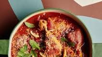 Chicken and Tomato Stew with Caramelized Lemon Chicken and Tomato Stew with Caramelized Lemon