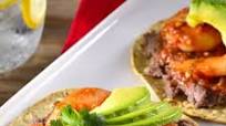 Tostadas de Camarones a la Mexicana Tostadas de Camarones a la Mexicana