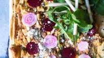 Greek Chicken- Hummus Fall Tart with Beet and Pears Greek Chicken- Hummus Fall Tart with Beet and Pears