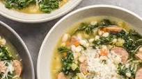 Crock-Pot Sausage, White Bean, and Kale Stew Crock-Pot Sausage, White Bean, and Kale Stew