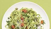 Spaghetti with Parsley Pesto and Sausage Spaghetti with Parsley Pesto and Sausage