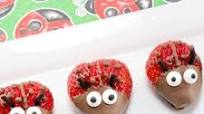 Strawberry Ladybug Snacks Strawberry Ladybug Snacks