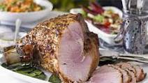 Baked ham with brown sugar & mustard glaze Baked ham with brown sugar & mustard glaze