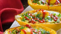Spaghetti Squash Breakfast with Avocado and Egg Spaghetti Squash Breakfast with Avocado and Egg