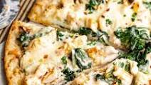 Chicken Alfredo Pizza Chicken Alfredo Pizza