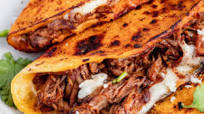 Quesabirria Tacos with Dipping Sauce Quesabirria Tacos with Dipping Sauce