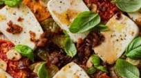 Baked Heirloom Caprese Salad Baked Heirloom Caprese Salad