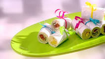 Mini Wraps with Chicken Filling Mini Wraps with Chicken Filling