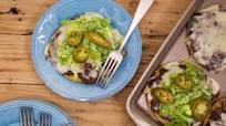 Black Bean Chalupas with Raw Salsa Verde Black Bean Chalupas with Raw Salsa Verde