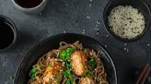 Japanese Style Grilled Salmon & Noodles Recipe Japanese Style Grilled Salmon & Noodles Recipe