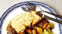 Traditional meat and potato pie Traditional meat and potato pie