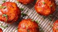 Smoked BBQ Chicken Meatballs Smoked BBQ Chicken Meatballs