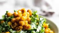 Kale Caesar Salad with Garlic Chickpeas Kale Caesar Salad with Garlic Chickpeas