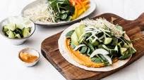 Roasted Red Pepper Hummus Wrap Roasted Red Pepper Hummus Wrap