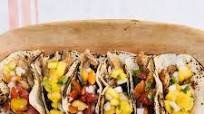 Slow-Cooker Carnitas Tacos With Peach & Tomato Salsas Slow-Cooker Carnitas Tacos With Peach & Tomato Salsas