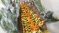 Albero di Natale di pasta sfoglia Albero di Natale di pasta sfoglia