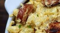 Slow Cooker Cheesy Potatoes and Smoked Sausage Slow Cooker Cheesy Potatoes and Smoked Sausage