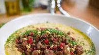 Hummus with Meat All Over It Hummus with Meat All Over It