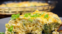 Crustless Broccoli Cheddar Quiche Recipe Crustless Broccoli Cheddar Quiche Recipe