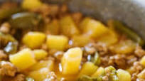Mexican picadillo with potatoes Mexican picadillo with potatoes