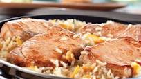 Quick Glazed Pork & Rice Skillet Quick Glazed Pork & Rice Skillet