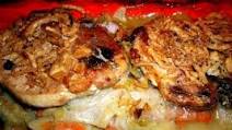Pork Chop ~ Veggie Bake Pork Chop ~ Veggie Bake