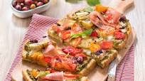 Bruschettas aux légumes du soleil et jambon de Parme Bruschettas aux légumes du soleil et jambon de Parme
