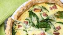 Ham and Cheese Quiche Recipe with Spinach Ham and Cheese Quiche Recipe with Spinach