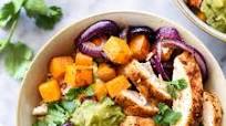 Roasted Chicken, Butternut Squash and Guacamole Rice Bowls Roasted Chicken, Butternut Squash and Guacamole Rice Bowls
