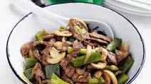 Beef in black bean sauce Beef in black bean sauce