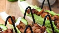 Ginger Tzatziki Chicken Lettuce Wraps Ginger Tzatziki Chicken Lettuce Wraps