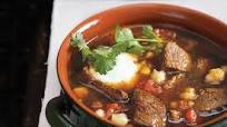 Beef Pozole with Cheddar Cheese Beef Pozole with Cheddar Cheese
