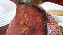 Baked Ham with Cherry-Pomegranate Glaze & Pan Sauce Baked Ham with Cherry-Pomegranate Glaze & Pan Sauce