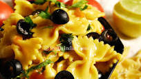 Farfalle Pasta with Black Olives Farfalle Pasta with Black Olives