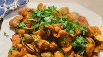 Portuguese pork with clams Portuguese pork with clams