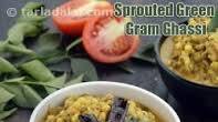 Sprouted Green Gram Ghassi, Mangalorean Curry Sprouted Green Gram Ghassi, Mangalorean Curry