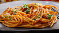 Pesto Marinara Spaghetti Pesto Marinara Spaghetti