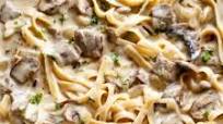 Creamy Beef and Mushroom Stroganoff Creamy Beef and Mushroom Stroganoff