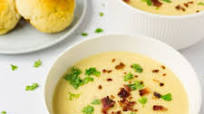 Keto cauliflower soup Keto cauliflower soup