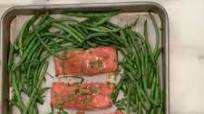 Maple and Miso Sheet-Pan Salmon With Green Beans Maple and Miso Sheet-Pan Salmon With Green Beans