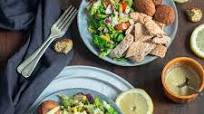 Falafel Pita Salad Bowl Falafel Pita Salad Bowl