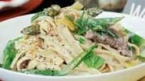 Creamy Beef & Asparagus Pasta Creamy Beef & Asparagus Pasta