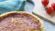 Ploughman's cheese and pickle tart Ploughman's cheese and pickle tart