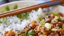 Sesame Ground Chicken Sesame Ground Chicken