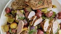 Mediterranean Pork Tenderloin with Roasted Vegetables Mediterranean Pork Tenderloin with Roasted Vegetables