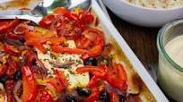 Melted Feta and Veggie Bake Melted Feta and Veggie Bake