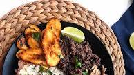 Cuban Pork Rice Bowls with Black Beans and Plantains Cuban Pork Rice Bowls with Black Beans and Plantains
