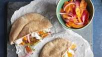 Falafel Pita Sandwiches with Tzatziki Falafel Pita Sandwiches with Tzatziki