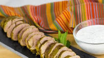 Curried Pork Tenderloin with Mint Yogurt Sauce Curried Pork Tenderloin with Mint Yogurt Sauce